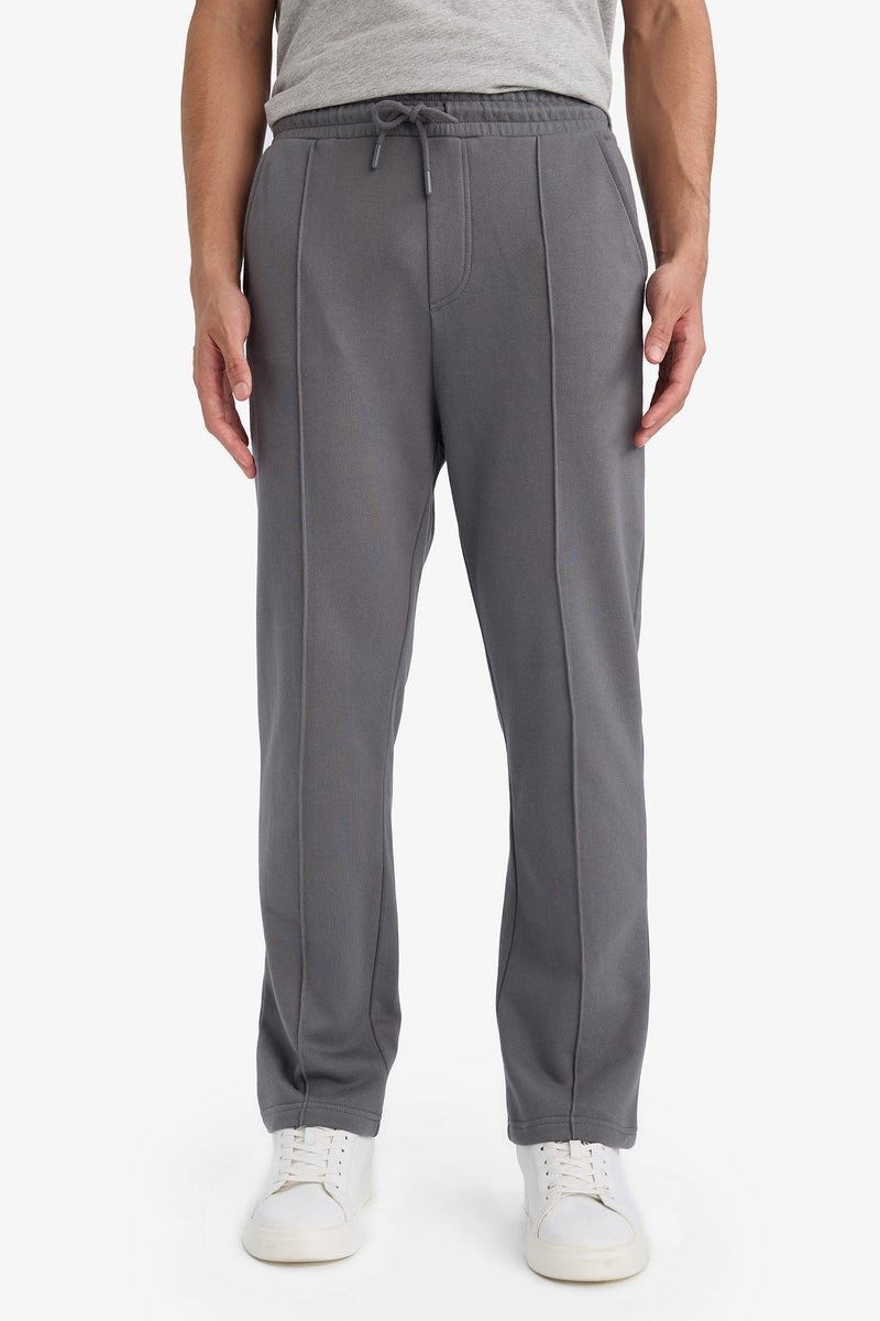DeFacto Grey Man Basic Grey Trousers Casual - Image 4